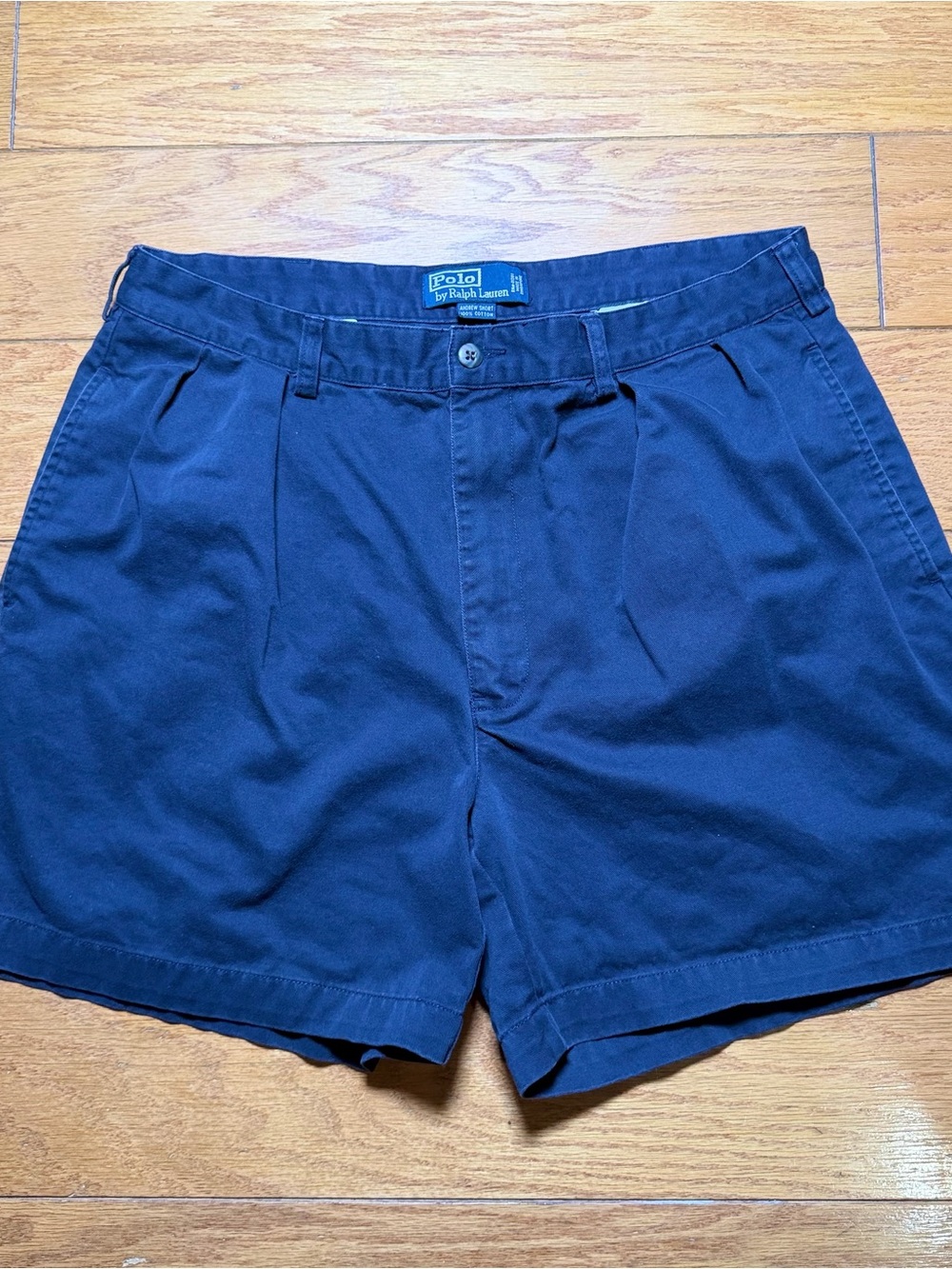 Polo by Ralph Lauren Navy Flat-Front Men’s Shorts